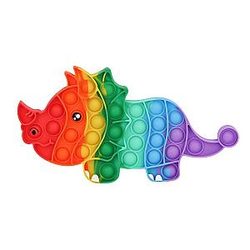 Pop It Sensory Fidget Toy for Anxiety and ADHD relief – Triceratops