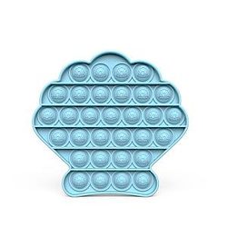 Pop It Sensory Fidget Toy for Anxiety and ADHD relief – Shell