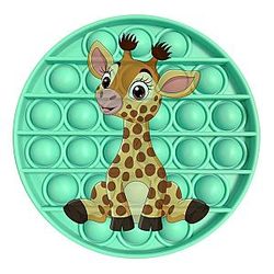 Pop It Sensory Fidget Toy for Anxiety and ADHD relief – Giraffe Image