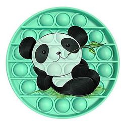 Pop It Sensory Fidget Toy for Anxiety and ADHD relief – Panda Image