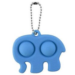 Pop It Sensory Fidget Toy for Anxiety and ADHD relief – Elephant Keychain