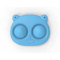 Pop It Sensory Fidget Toy for Anxiety and ADHD relief – Bear Keychain