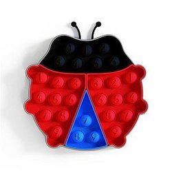 Pop It Sensory Fidget Toy for Anxiety and ADHD relief – Colorful Insect