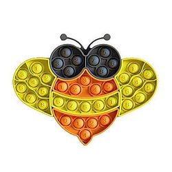 Pop It Sensory Fidget Toy for Anxiety and ADHD relief – Bee