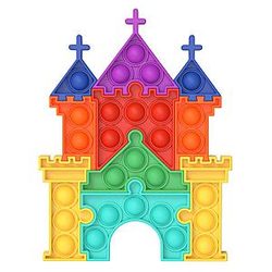 Pop It Sensory Fidget Toy for Anxiety and ADHD relief – Castle