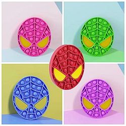 Pop It Sensory Fidget Toy for Anxiety and ADHD relief – Spiderman