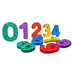 Pop It Sensory Fidget Toy for Anxiety and ADHD relief – Number