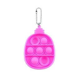 Pop It Sensory Fidget Toy for Anxiety and ADHD relief – Pineapple Keychain