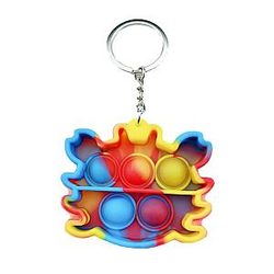 Pop It Sensory Fidget Toy for Anxiety and ADHD relief – Crab Keychain