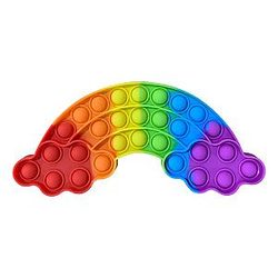 Pop It Sensory Fidget Toy for Anxiety and ADHD relief – Rainbow