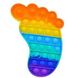 Pop It Sensory Fidget Toy for Anxiety and ADHD relief – Foot