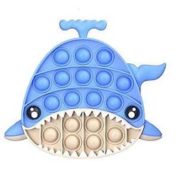 Pop It Sensory Fidget Toy for Anxiety and ADHD relief – Blue Whale