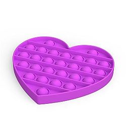 Pop It Sensory Fidget Toy for Anxiety and ADHD relief – Heart Shape