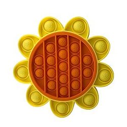 Pop It Sensory Fidget Toy for Anxiety and ADHD relief – Sun Flower