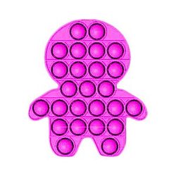 Pop It Sensory Fidget Toy for Anxiety and ADHD relief – Boy Shape