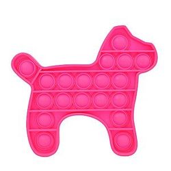 Pop It Sensory Fidget Toy for Anxiety and ADHD relief – Dog Shape