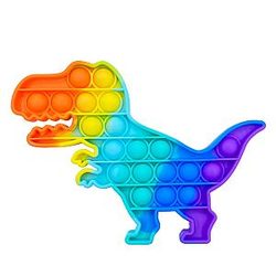 Pop It Sensory Fidget Toy for Anxiety and ADHD relief – Dinosaur