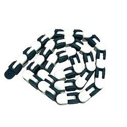 48 Knots White Grey Wacky Track Fidget Chain Toys Stress Reliever