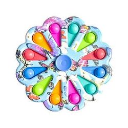 Simple Dimple Sensory Fidget Toy for Anxiety and ADHD relief – Pop It 12 Pack