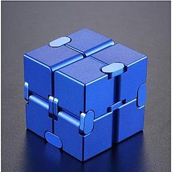 Infinity Cube Sensory Fidget Toy for Anxiety and ADHD relief – Metal Cube