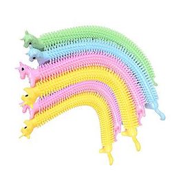 Monkey Noodle Sensory Fidget Toy for Anxiety and ADHD relief – Unicorn Elastic Rope Stretchy