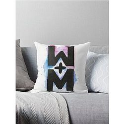 walk the moon logo 2 Throw Pillow