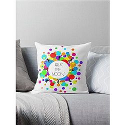 Walk the Moon Bubble Throw Pillow
