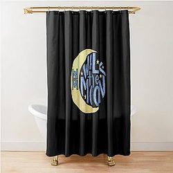 Neon Walk The Moon Classic T-Shirt Shower Curtain