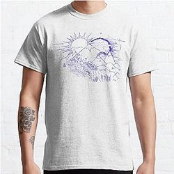 "Mountains", WALK THE MOON Inspired (BLUE) Classic T-Shirt