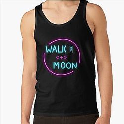 Neon Walk The Moon Tank Top