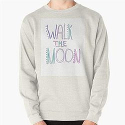 walk the moon handwritten logo Pullover Sweatshirt