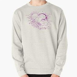 "Mountains", WALK THE MOON Inspired (BERRY) Pullover Sweatshirt