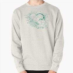 "Mountains", WALK THE MOON Inspired (TEAL) Pullover Sweatshirt