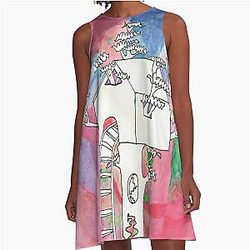 Walk the Moon  A-Line Dress