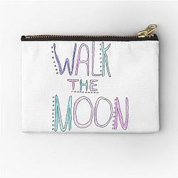 walk the moon handwritten logo Zipper Pouch