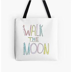 multicolor walk the moon logo All Over Print Tote Bag