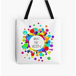 Walk the Moon Bubble All Over Print Tote Bag