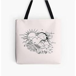 "Mountains", WALK THE MOON Inspired All Over Print Tote Bag