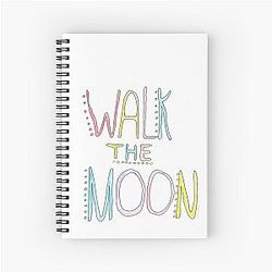 multicolor walk the moon logo Spiral Notebook