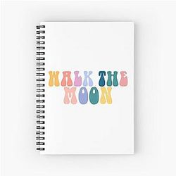 Walk the Moon Vibes  Spiral Notebook