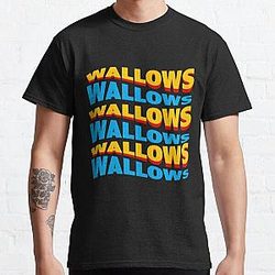 WALLOWS - yellow blue wave   Classic T-Shirt RB2711