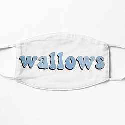 Wallows Sticker (White Outline) Flat Mask RB2711
