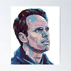 Walton Goggins Pop Art by Deadenglish Poster