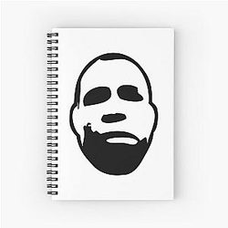 Wanderlei Silva Black Spiral Notebook