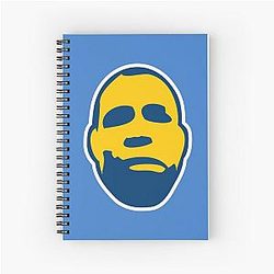 Wanderlei Silva Blue Spiral Notebook
