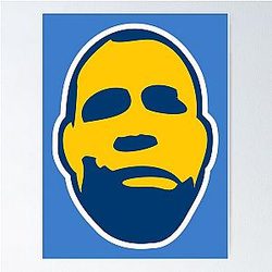 Wanderlei Silva Blue Poster