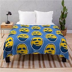 Wanderlei Silva Blue Throw Blanket