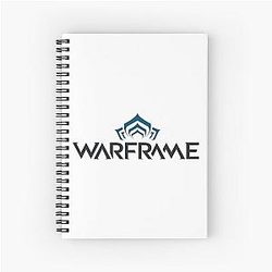 Warframe Merch Warframe Logo Spiral Notebook