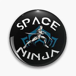 Warframe Spazio Nina - Excalibur, Warframe Shirt, Warframe Adesivo, Ninja nello spazio, Akimbo Sword Pin
