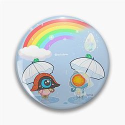 warframe Ivara & Citrine Giorno piovoso Pin